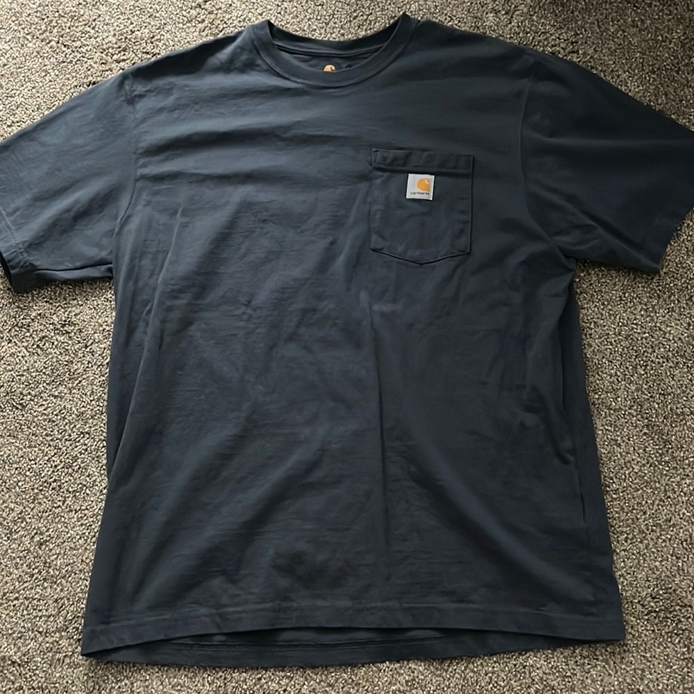 blue cathart original fit tee